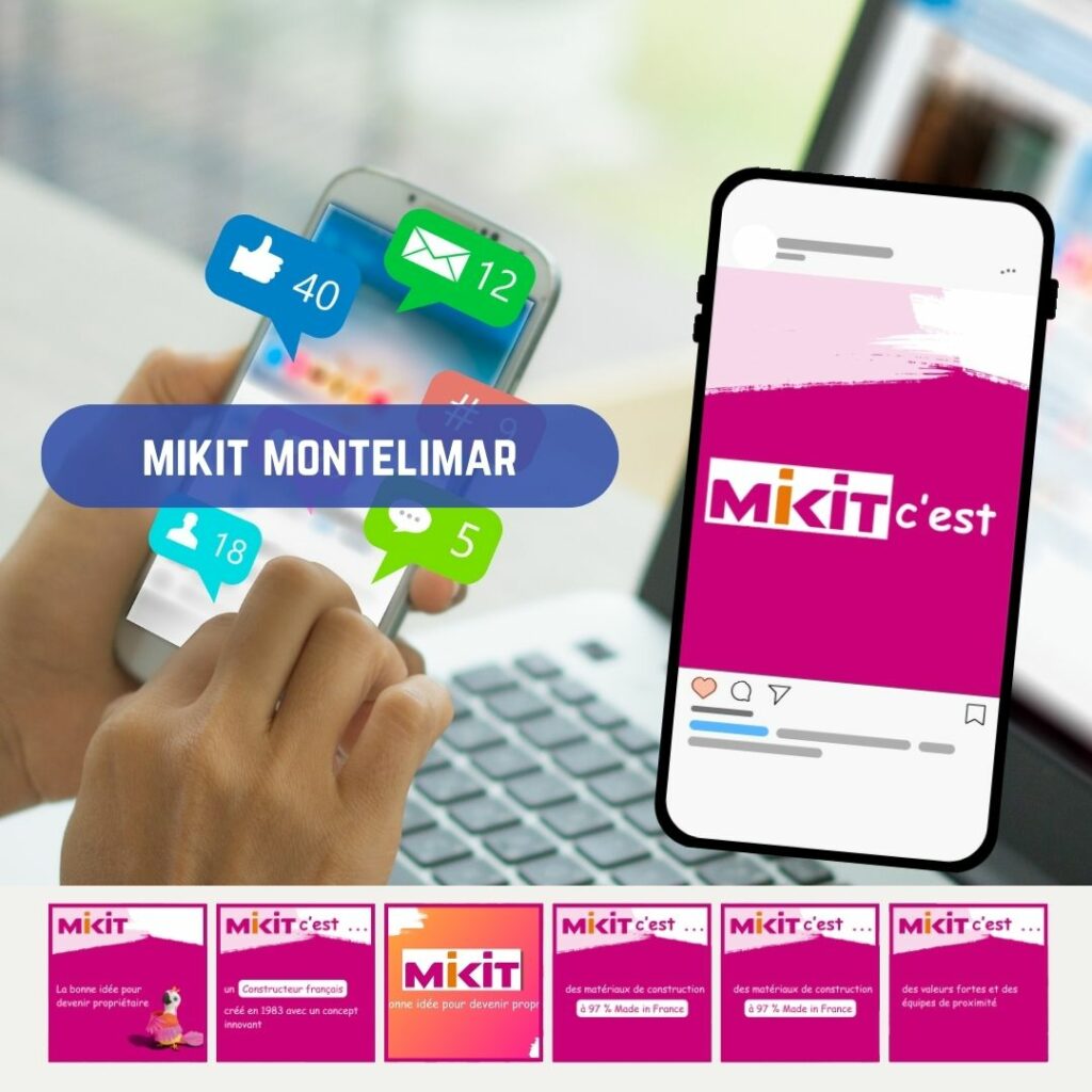 mikit montélimar, gestion des réseaux sociaux 